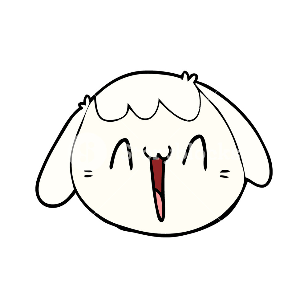 1000x1000 Cartoon Dog Face Royalty Free Stock Image