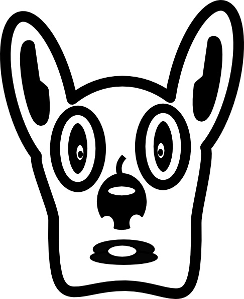 486x597 Cartoon Dog Face Clip Art Free Vector In Open Office Drawing
