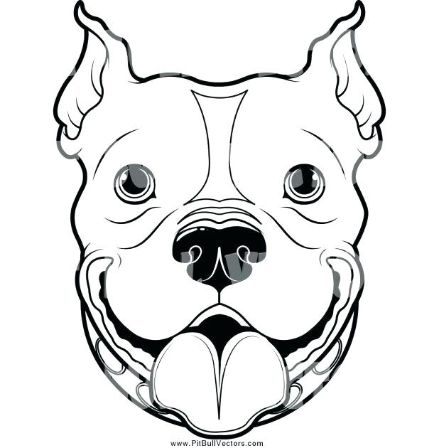 618x630 Dog Face Outline Dog Face Bulldog Face Outline