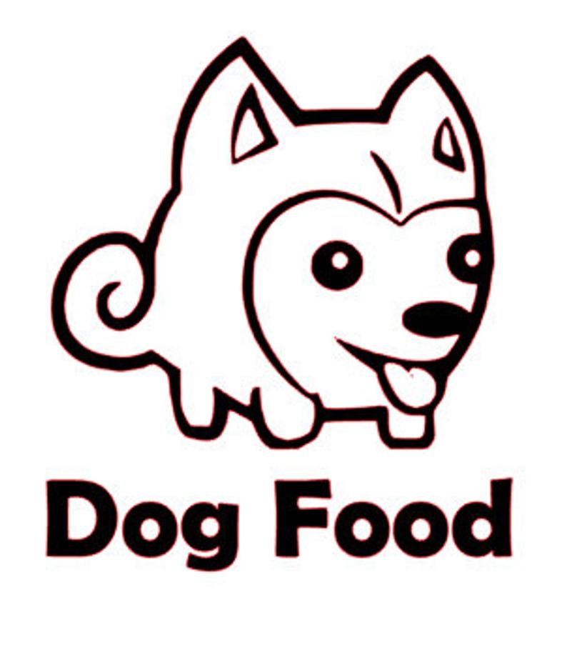 794x910 Dog Food Decal Sticker Label Etsy