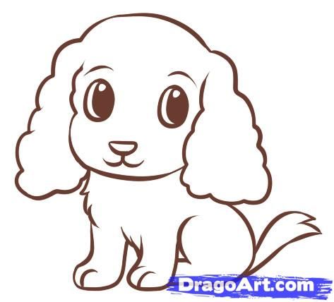 473x428 Dog Drawing
