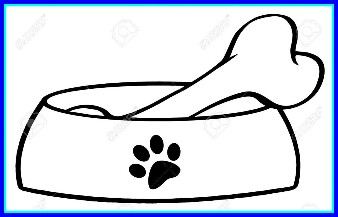 1084x695 Simple Dog Bone Drawing For Images Cartoon A Eating Ajedrezdeen