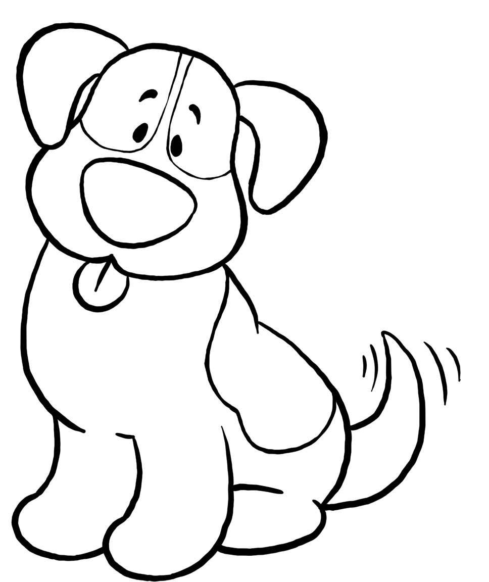 968x1152 Collection Of 'easy Dog Drawing For Kids' Download More Than