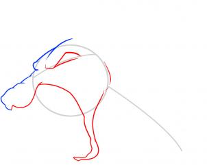 302x241 Draw A Dog Head, Step