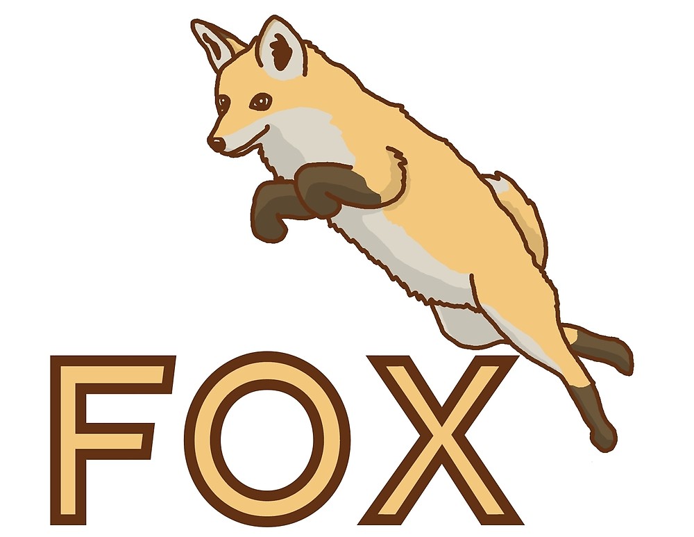 1000x773 Fox, Jumps, Drawing
