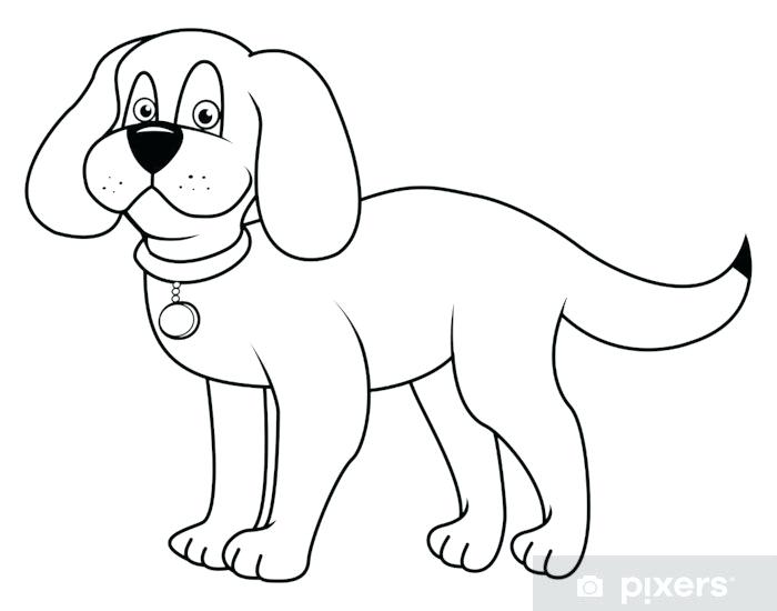 700x550 Dog Outlines Dog Outline Wall Mural We Live To Change Dog Kennel