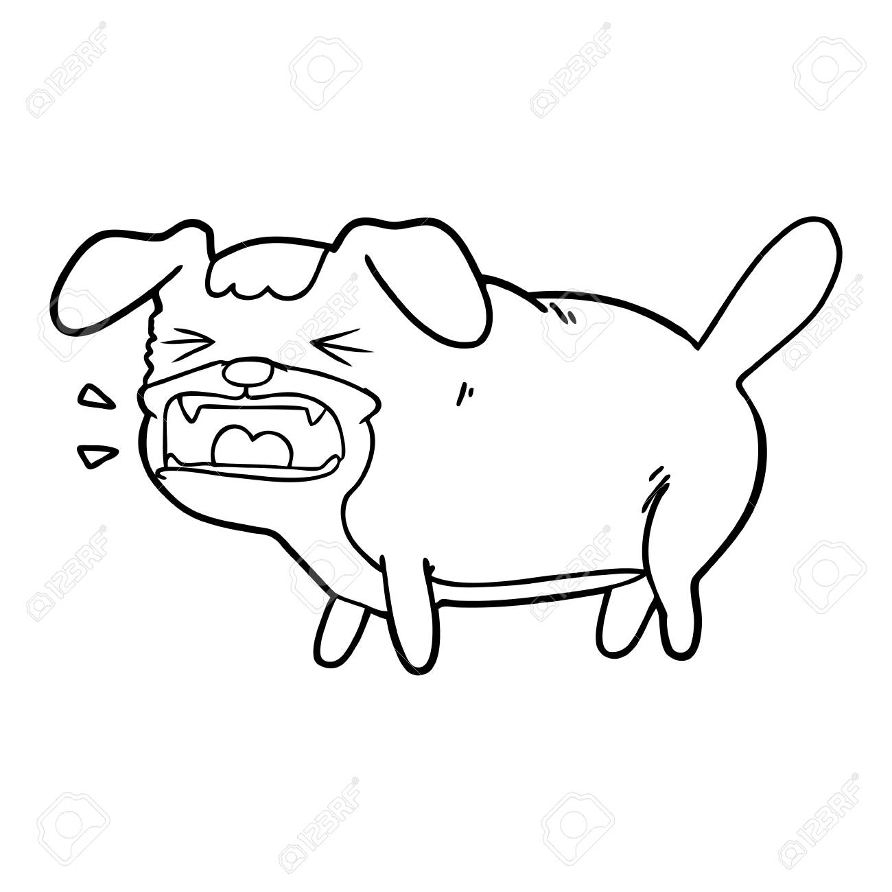 1300x1300 Huge Collection Of 'dog Barking Drawing' Download More Than