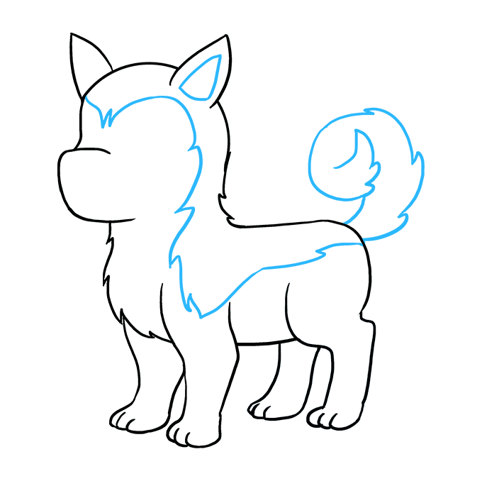 680x678 How To Draw A Husky