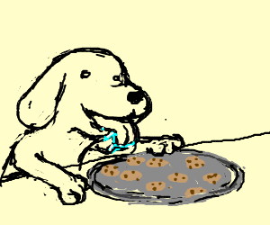 300x250 Collection Of Free Cookies Clipart Dog Download On Ui Ex