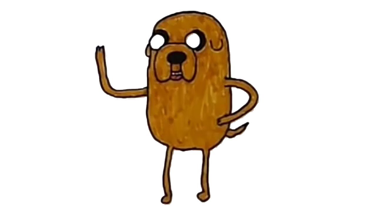 1280x720 How To Draw Jake The Dog From Adventure Time How To Draw Cartoon