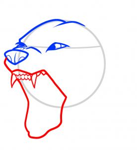 276x302 How To Draw An Angry Dog, Angry Dog, Step