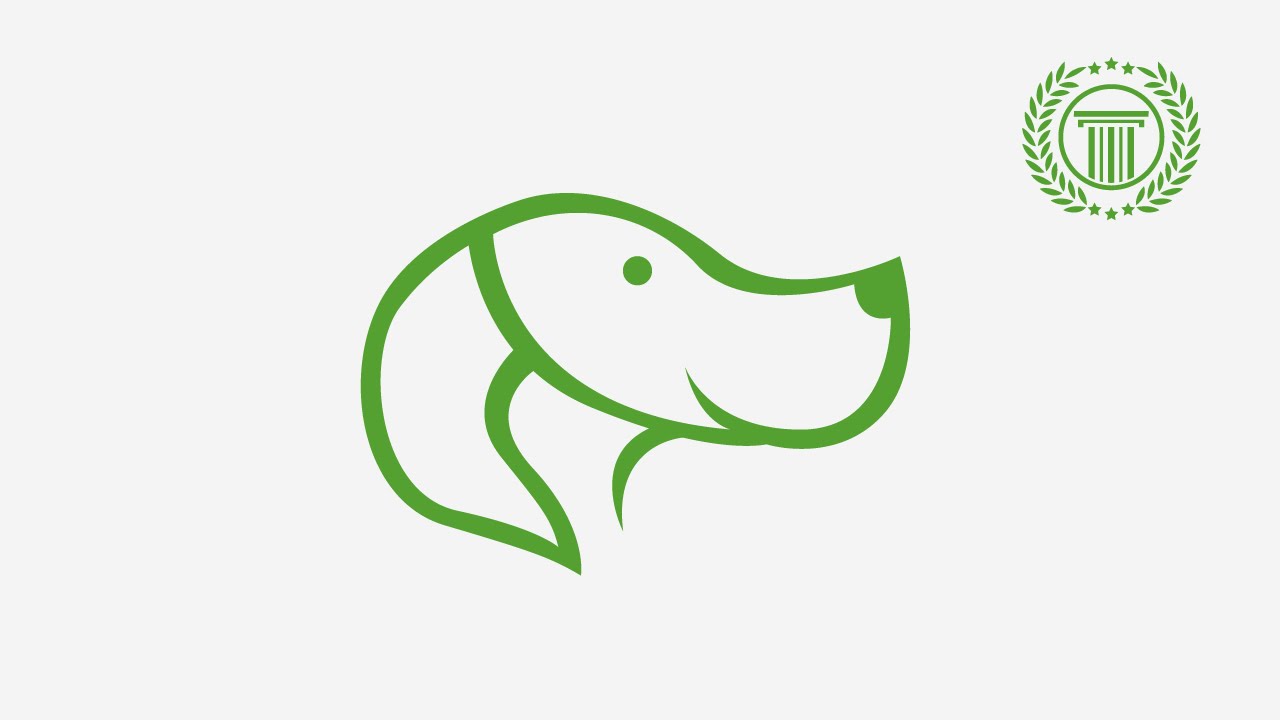1280x720 How To Draw Dog Use Adobe Illustrator How To Make Animal Logo