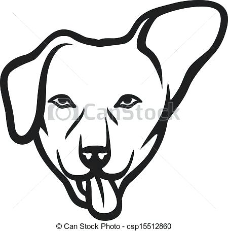 450x455 Dog Face Outline Dog Face Outline Drawing