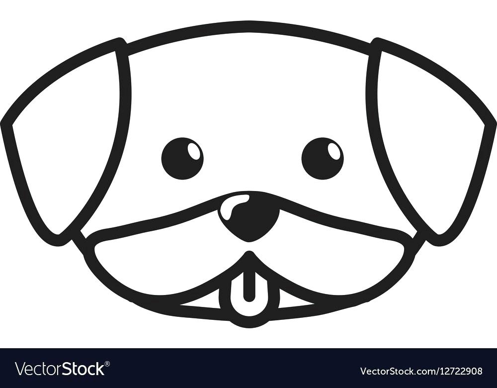1000x780 Dog Outline Outline Draw Dog Dog Face Outline Easy