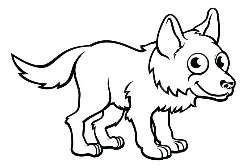 Dog Outline Drawing | Free download on ClipArtMag