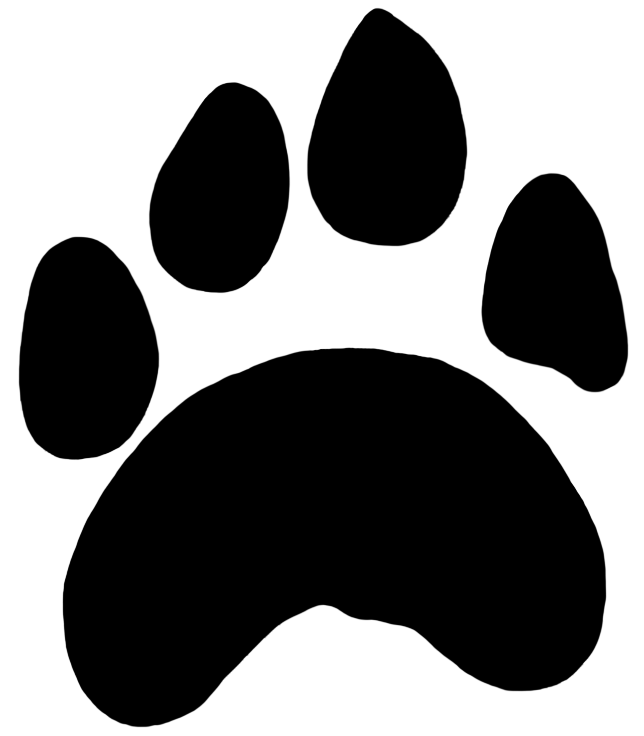 1292x1476 Collection Of Free Footprint Drawing Dog Download On Ui Ex