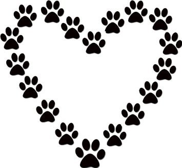355x329 Lines Of Pet Paws Clip Art Ideas And Designs