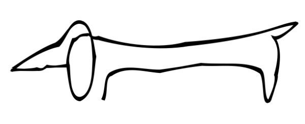 Dog Peeing Drawing