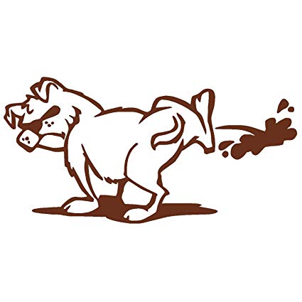425x425 peeing dog vinyl sticker decal