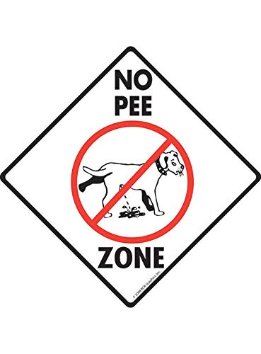 369x500 no pee zone with dog peeing image