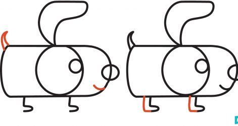 471x250 Dog Drawing Easy Step