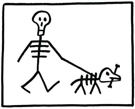 450x362 Skeleton Dog Painting A On Dogs Dark Souls Nataliebaker