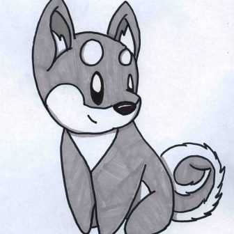 336x336 Dog Sled Drawing Easy Bone Youtube Head Pencil Prairie Step