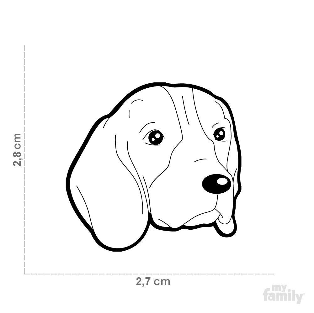 1001x999 Id Tag For New Beagle Dog Myfamily