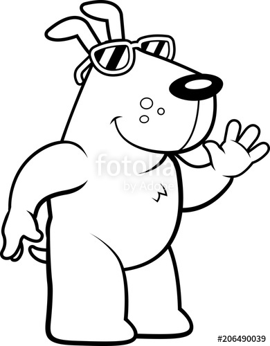 390x500 Cartoon Dog Sunglasses Stock Image And Royalty Free Vector