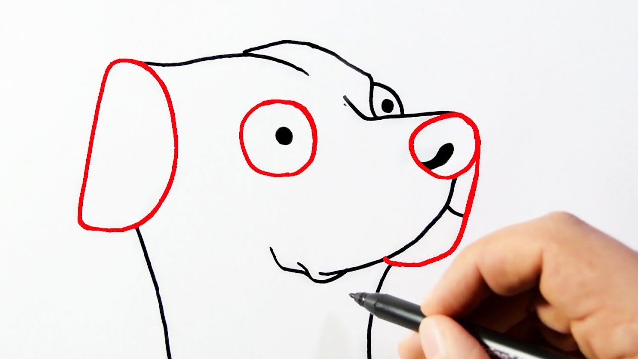 1280x720 How To Draw A Dog From The Word Dog