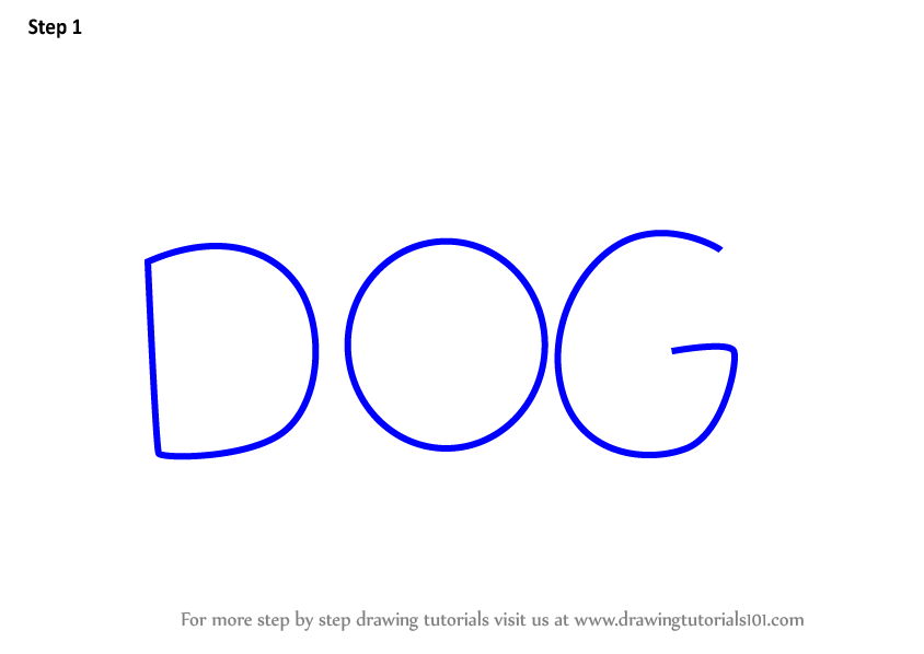844x598 Learn How To Draw A Dog From Word Dog