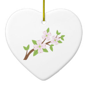 307x307 dogwood flower ornaments keepsake ornaments zazzle