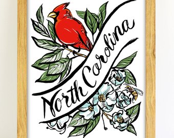 340x270 Dogwood Print Etsy