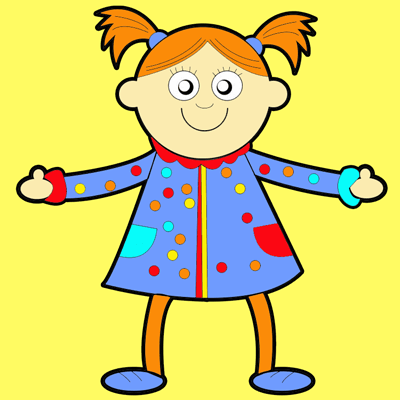 400x400 How To Draw Baby Dolls With Easy Step