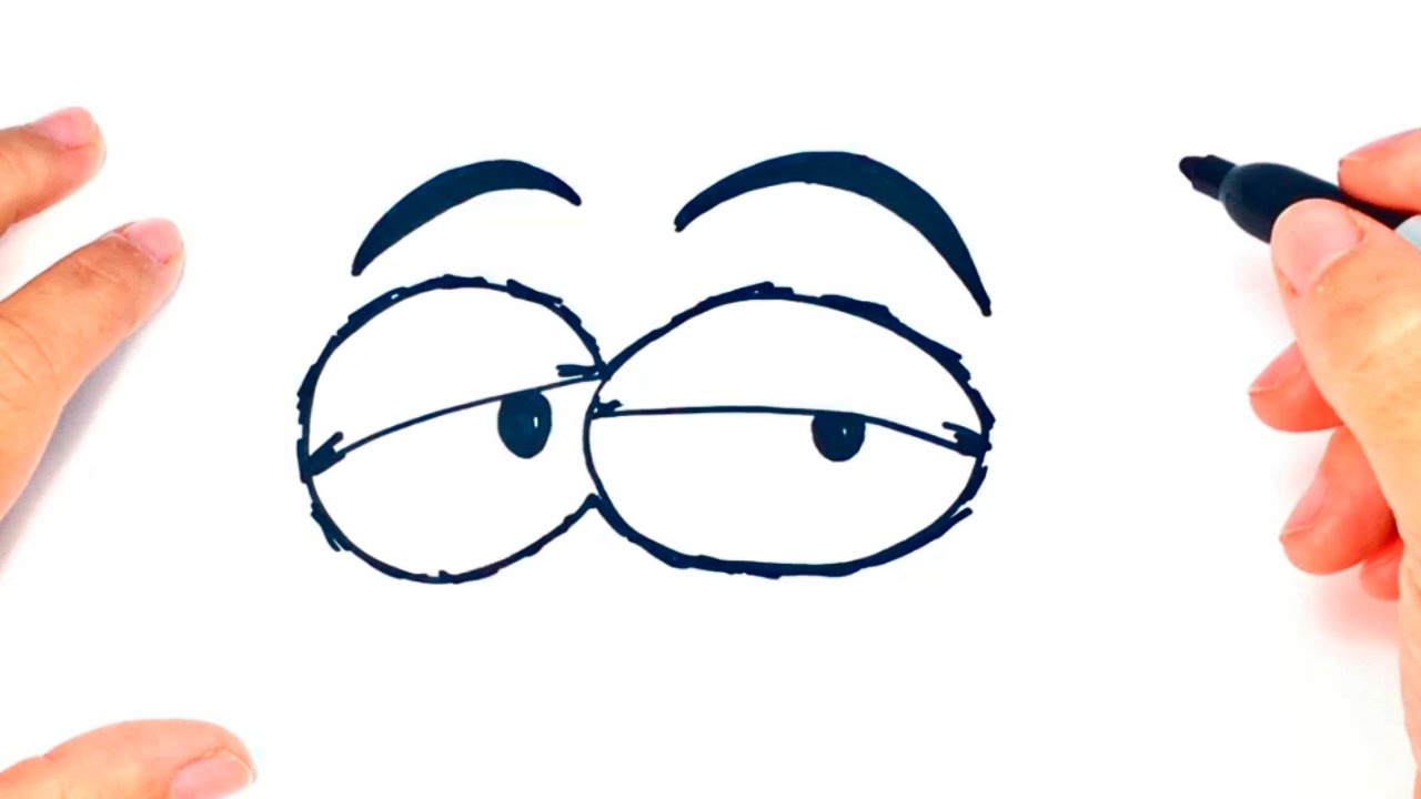 1280x720 How To Draw A Tired Eyes Tired Eyes Easy Draw Tutorial