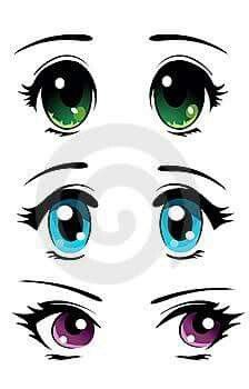 224x350 Kukly Litco Manga Eyes, Anime Eyes