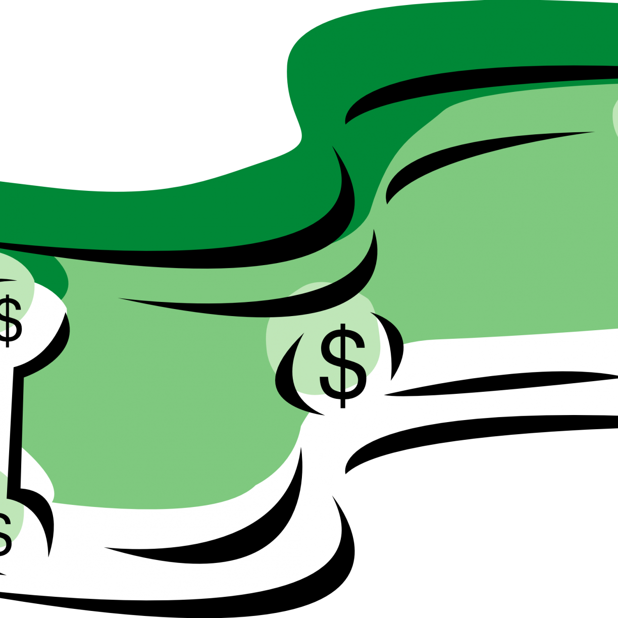 1224x1224 dollar bill clip art images free hundred euro clipart image