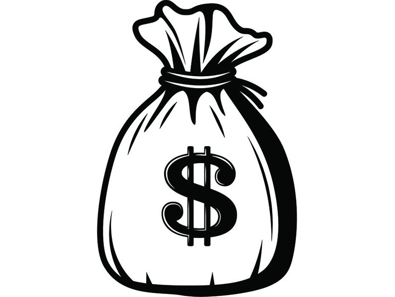 794x597 Money Cash Bag Sack Dollar Sign Bills Bank Success Etsy