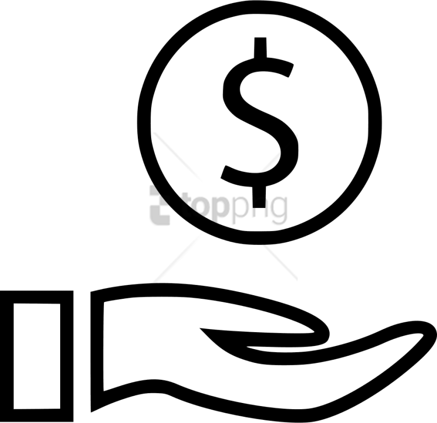 850x824 hand with dollar sign png image with transparent background toppng