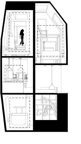 340x600 spiral dollhouse