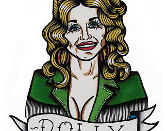 340x270 dolly parton drawing etsy