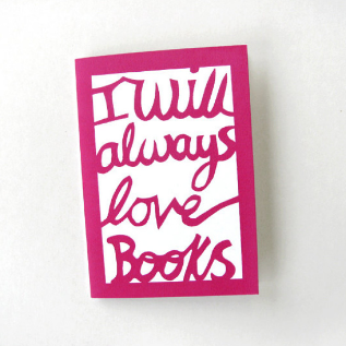 317x317 I Will Always Love Books' Notebook Big Draw Shop