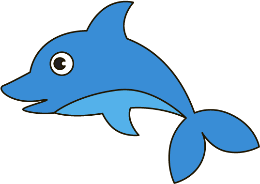 537x380 Download Collection Of Dolphin Fish Drawing
