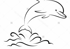 300x210 how to draw a easy dolphin dolphin drawing dolphin drawings