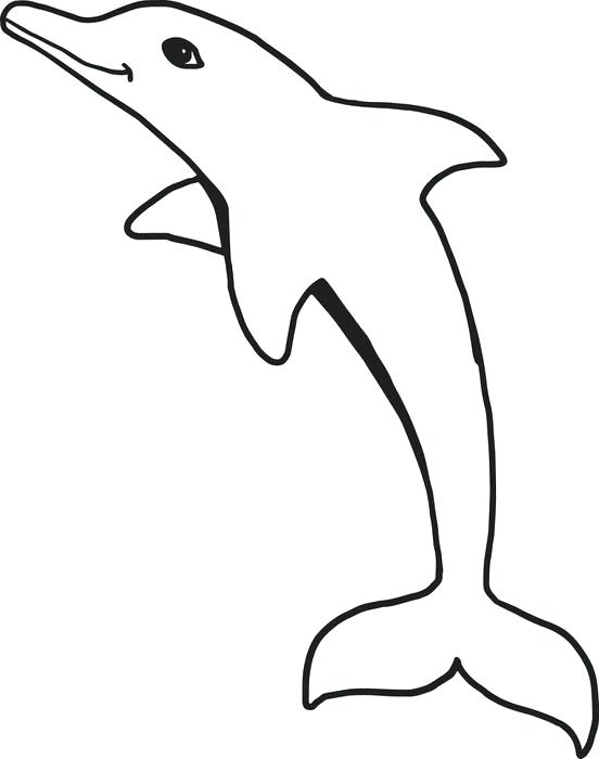 552x700 Dolphin Printable Free Dolphins Coloring Pages For Kids Printable