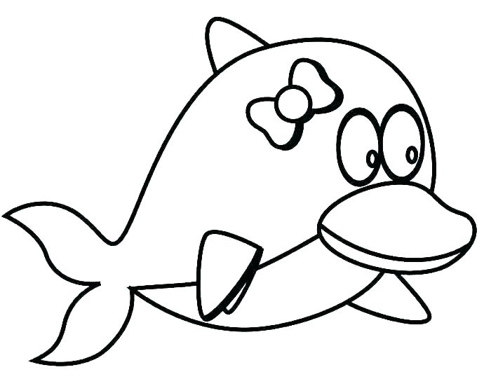 700x541 Swimming Dolphin Coloring Pages Unique Picture To Color Dolphins