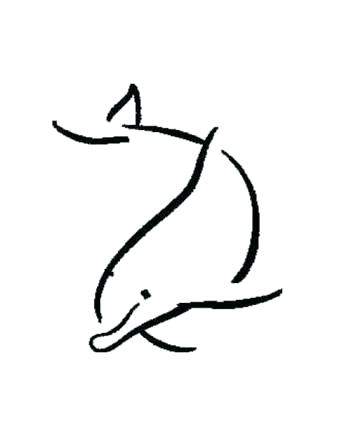 337x437 Easy Drawings Of Dolphins Image Titled Draw A Dolphin Step Easy