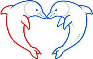 302x193 How To Draw A Dolphin Easy