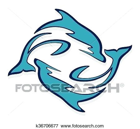 450x416 Dolphins Drawings