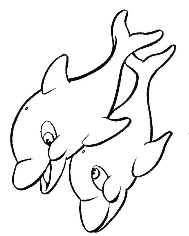 651x814 Dolphin Fish Drawing At Free For Personal Use Printable Coloring